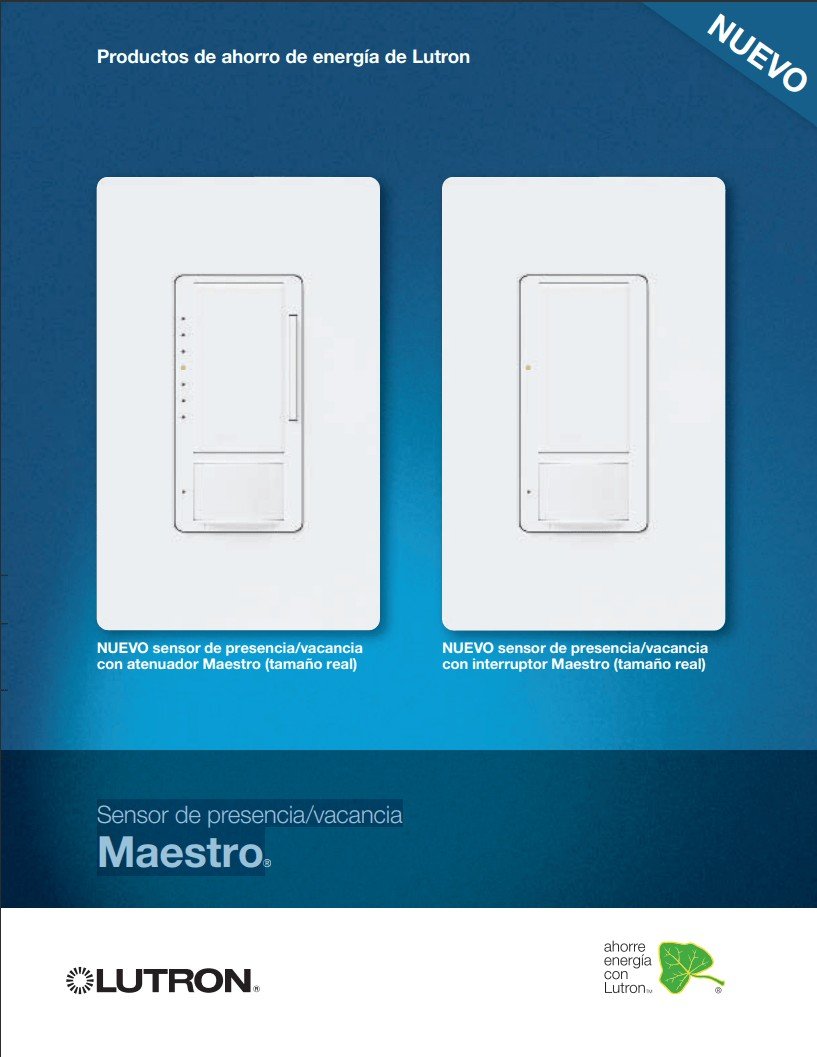 Catalogo-2010-Lutron-Sensor-de-Presencia-Vacancia-Maestro